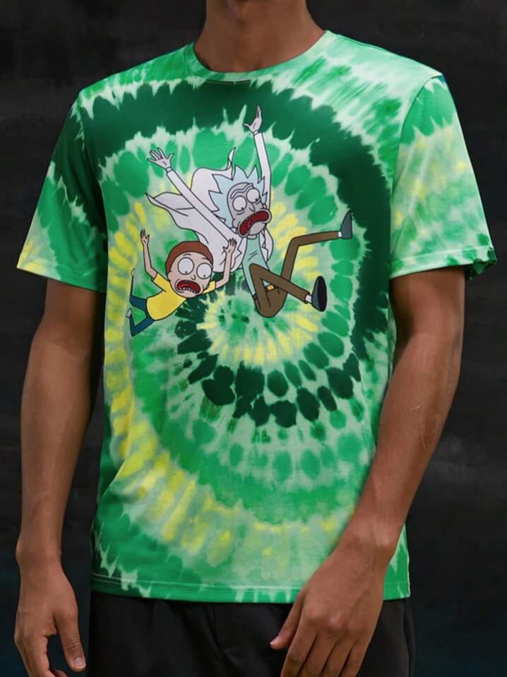 Svvaya men cartoon character and print tshirt